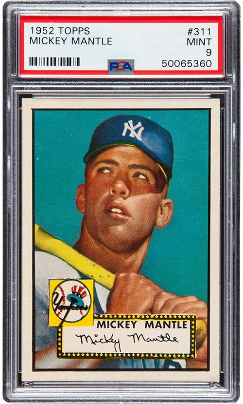 Rank 1: Mickey Mantle 1952 Topps #311